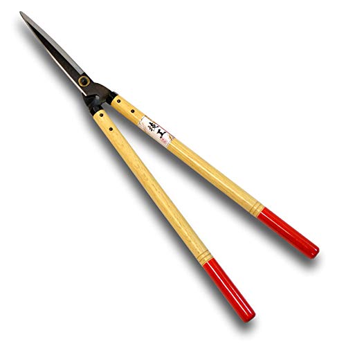 KAKURI Japanese Hedge Shears for Gardening 30", Professional Hadge Clippers for Trimming Bush and Border, Heavy Duty Long Handle [Texured Blade], Made in Japan - style: 30" Texured