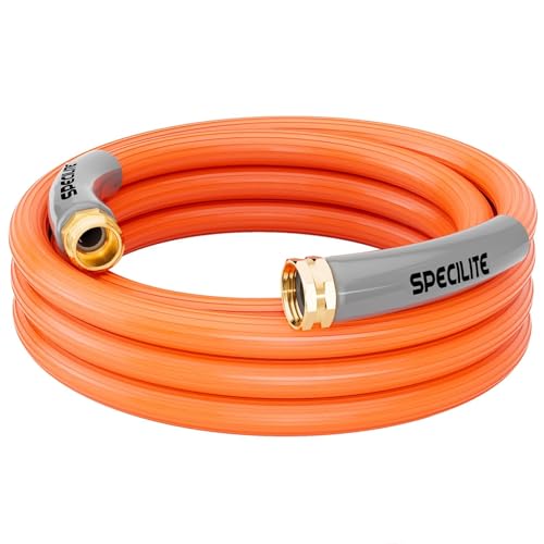 SPECILITE Garden Water Hose 10 ft x 5/8", 450-1300psi for Hot/Cold Water - size: 5/8'' 10FT