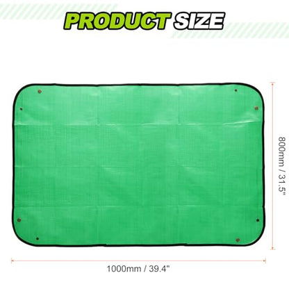 HARFINGTON 2Pcs Repotting Mat 31.5"x39.4" PE Cloth Waterproof Plant - color: Green, size: 31.5" x 39.4"