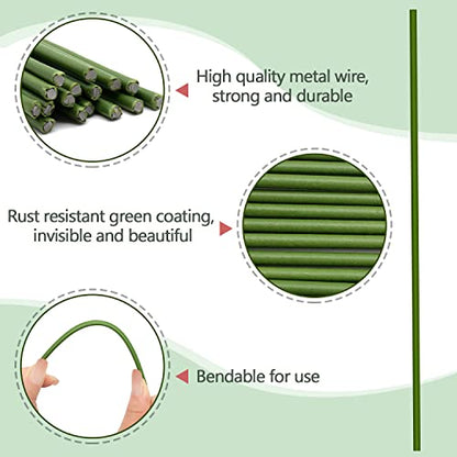 20Pcs Plant Stakes, 23.6IN Orchid Support Stakes for Indoor Plants - size: 23.6 Inches