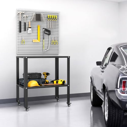 Ultrawall Welding Workbench Table, Metal Welding Cart with Wheels - size: 32"