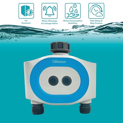 Gilmour Dual Outlet Smart Water Timer - size: Dual Outlet