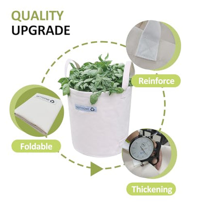 Heavy Duty Lawn and Leaf Bag 32 Gallon, Reusable Round Outdoor Yard Waste Bag with 4 Handles, Tear-Resistant for Lawn Clippings, Storage, Moving - color: Large Round
