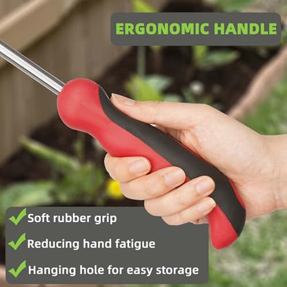Weed Puller Tool, Dandelion Weeder Puller Tool with Soft Handle