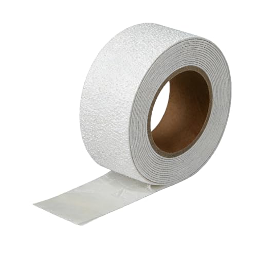 Reflective Pavement Marking Tape Slip-Resistant and Durable, Heavy-Duty Rubber Base for Outdoor Applications, Perfect for Driveways, Walkways, and Parking Areas (White, 4 Inch X 36 Feet) - color: White, size: 4 Inch x 36 Feet