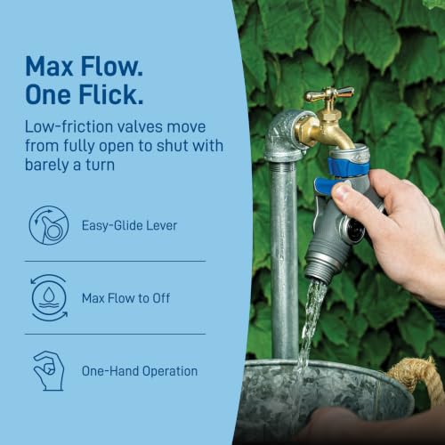 Orbit Elevated 2-Way Shut-Off Hose Y Adapter, 28294