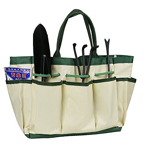 Multifunction Garden Tools Storage Bag with Pockets Bucket Tool Organizer Gardening Organizer Tote Garden Harvest Bucket Bag Vegetables Picking Bag