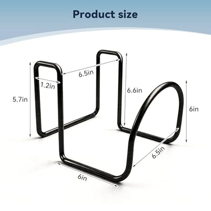 Heavy Duty Garden Hose Holder for Fence, Fits 0.75"-1.25" Railings