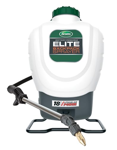 Scotts Elite 18V Lithium-Ion Powered Backpack 4 Gallon Sprayer for Lawn and Garden