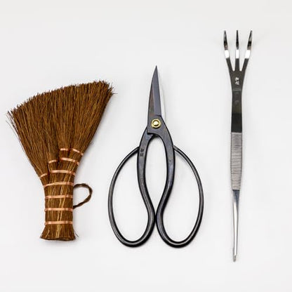 Wazakura Japanese Bonsai Garden 3PCS Tool Starter Kit, Traditional Bonsai