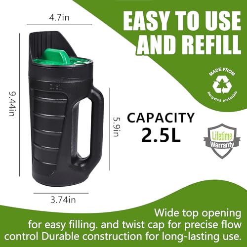 Adjustable Handheld Seed Shaker – Hand Spreader - 90oz Capacity Multi-Purpose Spreader for Fertilizer, Grass Seed, Ice Melt & Lawn Care - Green - color: Green