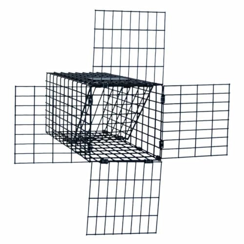 OWDE 4" One-Way Door Excluder –Professional Black Mesh Evictor Trap by Wildlife Control Supplies –Safe and Effective Pest Control for Commercial and Residential Use –Great for Barns, Garages & Sheds - size: 4 inch