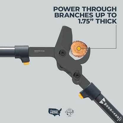 Woodland Tools Heavy Duty Lopper – 28 Inch Lever-Action Branch Cutter with Bypass Blade and Non Slip Grip – Manual Tree Limb Cutter for Thick Branches and Tough Yard Work - style: Heavy Duty Lopper
