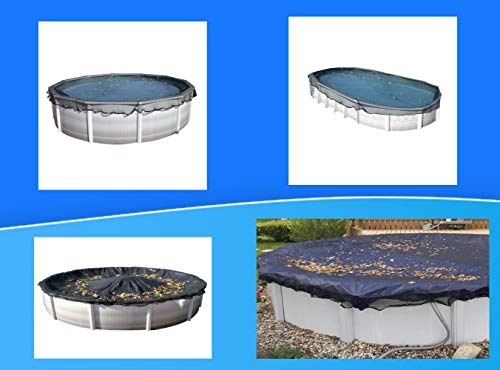 Doheny’s Professional Grade Leaf Nets for Above Ground Pools – 21' x 41' Oval – Makes Clean-Ups Fast – Lightweight, Versatile & Durable – Keeps Leaves Out - size: 41' x 21' (Oval)