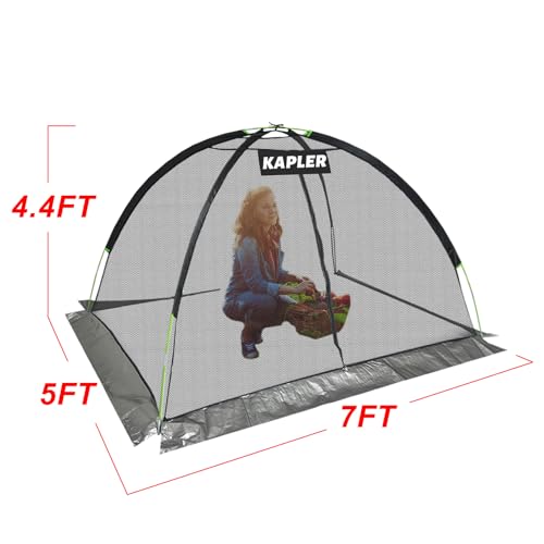 Kapler Pond Cover Dome Net 7x5FT for Outdoor Fish Ponds