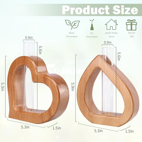 Plant Propagation Stations 2 PCS Wall Hanging Planters - size: 5.3IN