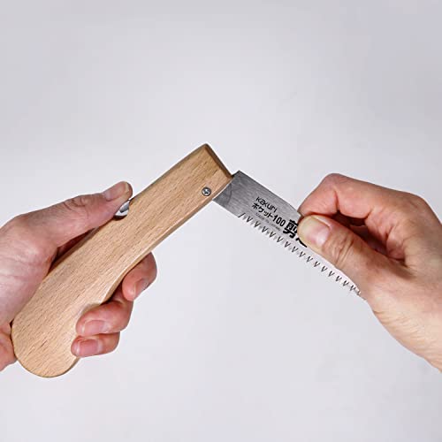 KAKURI Mini Folding Pruning Saw 4", Small Japanese Pocket Hand Saw - style: Branch Pruning