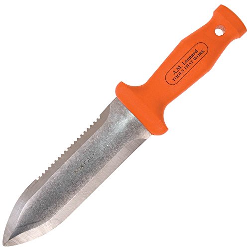 A.M. Leonard Classic Soil Knife & Leather Sheath Hori Hori 6-Inch Blade