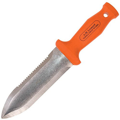 A.M. Leonard Classic Soil Knife & Leather Sheath Hori Hori 6-Inch Blade