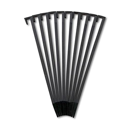 EasyFlex 10 in. Landscape Anchoring Stake Pack - 10 Ct., Black (Pack of 2) - size: 10 Count (Pack of 2)