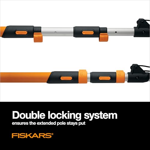 Fiskars 7-16 Ft Chain-Drive Extendable 2-in-1 Tree Pruner & Manual Pole Saw - style: 7-16 ft Chain Drive Saw & Pruner
