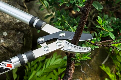 Kimura® Pro Heavy Duty Garden Loppers - 25-37", Premium Anvil Loppers with Compound Action Mechanism, Lightweight Telescopic Handles, Sharp Japanese SK5 Steel Blades, Extendable Garden Cutters - size: 25"-37"