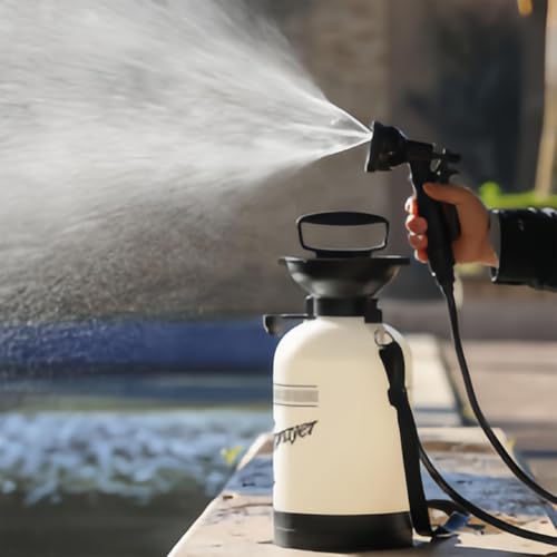 5L Hand Press Portable Shower, 10 Spray Modes with Removable Hose & Shower Head, No Electric Needed – Ideal for Camping Hiking Travel Beach Garden Pet Shower - color: Insulation sleeve 5L