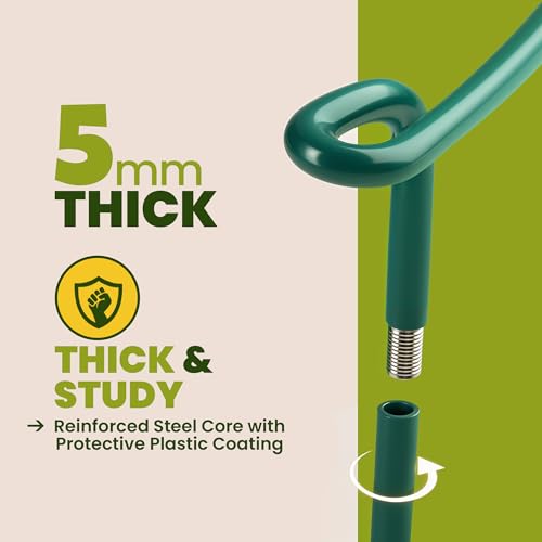 6 Pack Plant Support Stakes – Peony Cages and Supports –10" W x 16" - 24" H - size: 6 Pack (up to 24")