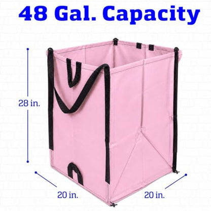 DURASACK Heavy Duty Home and Yard Bags, Lilac - color: Lilac
