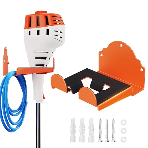 BYMECOST Weedeater Hanger,1 Pack Heavy Duty Metal Weed Eater Hanger - color: Orange