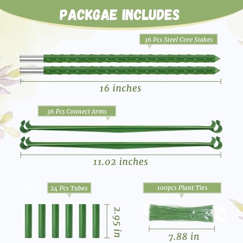 Legigo 4 Pack Tomato Cage for Garden, Up to 48Inch Sturdy Tomato Trellis - color: Green 4 Pack, size: 48 Inches