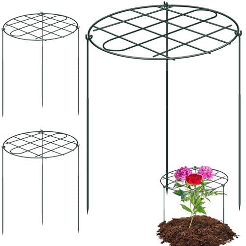 3 Pack 24 x 29.5 Inch Peony Cages and Supports for Outdoor Plants - size: 3pack/24 x29.5 inch