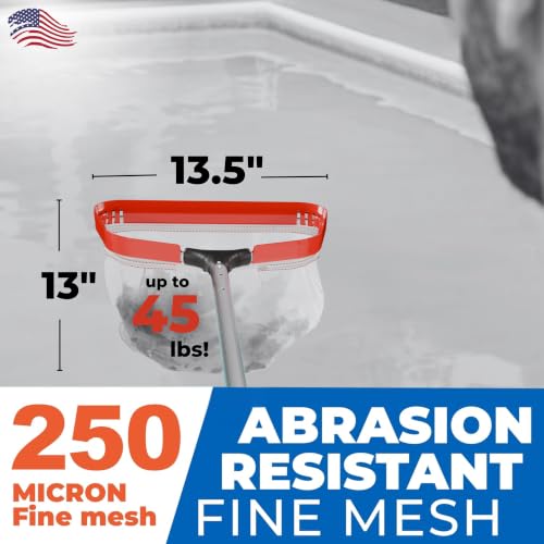 ProTuff 490 Promise 13.5in Pro Pool Silt Net, Fine Mesh, Cloudy Water - size: PRO 13" Silt, style: PRO – Lifetime