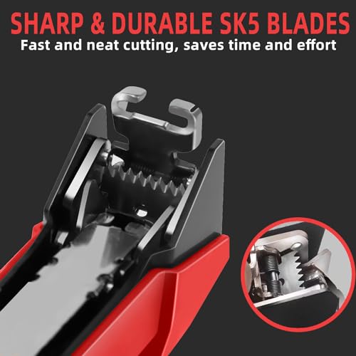 Plant Tying Machine, Lightweight Plant Tying Tape Tool to Tie Up Vine Quickly, Plant Tie Tapener Gun with Tapes and Staples, Red - style: Red