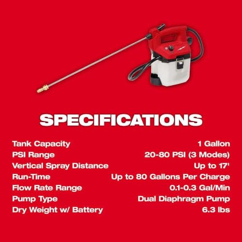 2528-21G1 12V M12 1 Gallon Handheld Sprayer Kit