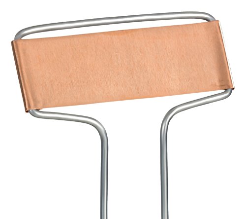 GardenMate 100-Pack Weatherproof Banner Copper Metal Plant Labels, Height 10.5", Label Area 2.5'' x 7/8'' - size: 100-Pack, style: 10.5'' COPPER BANNER