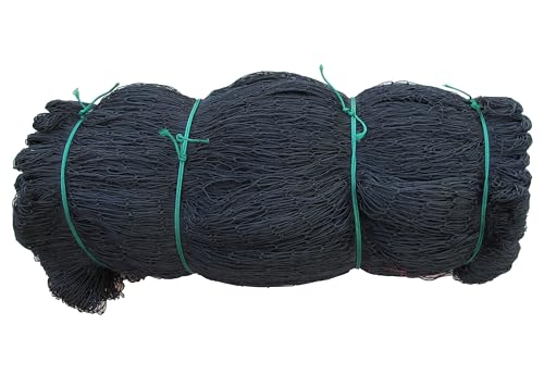 Poultry Netting 1" or 2" Mesh Heavy Knotted Nets Aviary Gamefowl Quail Chicken Bird Block Net Long Lasting Break/Burst 85/245 lb Polyethylene 8-10 Year Lifespan (25' X 50', 1) - size: 25' X 50'