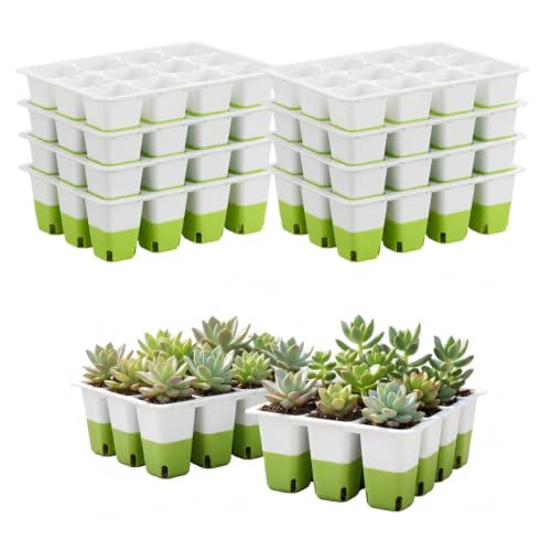 Seed Starter Tray 10 Pack, Reusable Silicone Seedling Kit