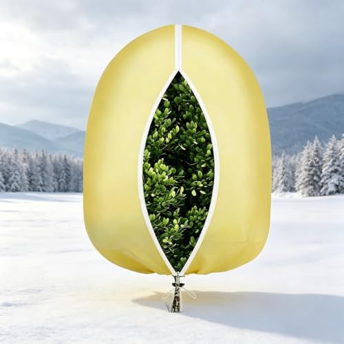 1Pack 10x10ft Large Plant Covers Freeze Protection, 2.4oz/yd² Frost Cloths - size: 1 Pack