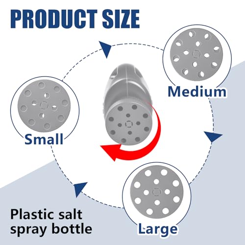Adjustable Handheld Seed Shaker – Hand Spreader - Capacity Multi-Purpose Spreader for Fertilizer, Grass Seed, Ice Melt & Lawn Care - Grey - color: grey