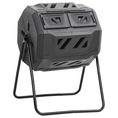 Garden Compost Bin Black 42.3 gal