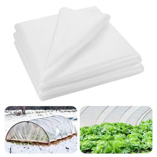 Alphatool 8 x 24 ft Greenhouse Cover Plastic Sheeting for Outdoor Plants - size: 8 x 24 ft