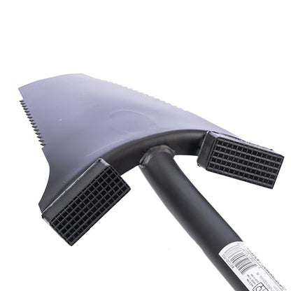 Root Slayer RS241 Long Handle Steel Garden Shovel, Black - color: Black, size: XL