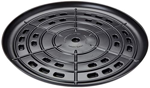 Bosmere S52110 Down Under Plant Saucer, 21", Black - color: Black, size: 21"