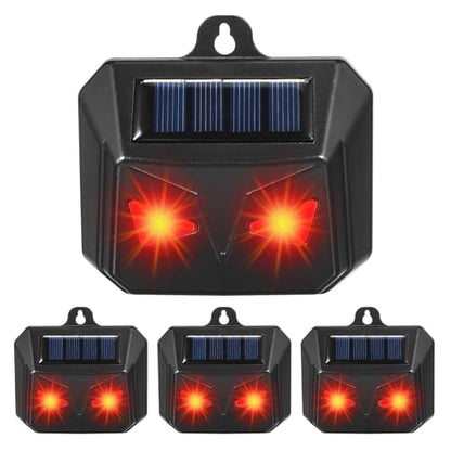 4 Pack Solar Nocturnal Animal Repeller, Predator Lights for Chicken Coop