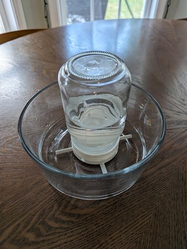 Set of 6 Mason Jar(Normal Mouth) or Soda Bottle Adapter 3D Printed/Self-Watering Micro Greens/self-Watering Micro Greens System (Set of 6 caps) - style: Set of 6 caps