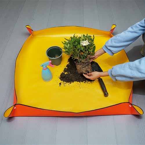Thickened Gardening Mat, Transplanting, Potted Plant, Soil Changing, Garden, Preparation Mat, Floor, Flower Mat, Foldable and Portable, for Soil Changing
