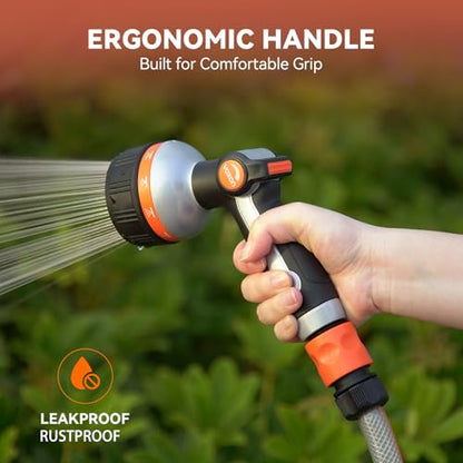 VOXON Garden Hose Nozzle with 10 Spray Patterns and Thumb Flow Control