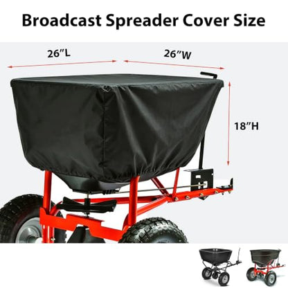 TheElves Wagon Rain Cover for Agri-Fab AugFir Broadcast Spreader 130LB - size: 26x26x18 inch