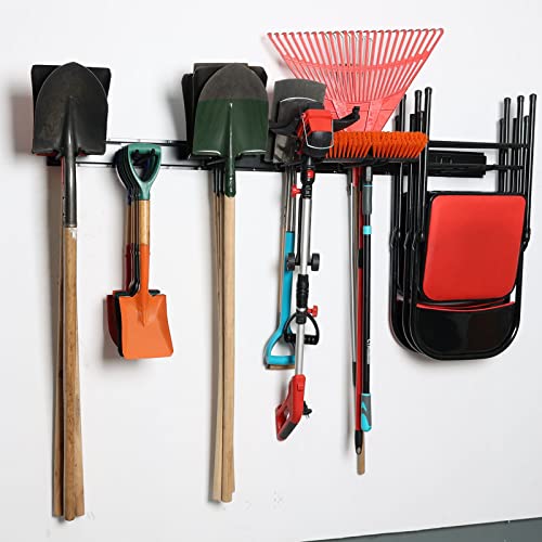 Wallmaster Garage Storage Organization Wall Mount Folding Chair Hangers - size: 6Hooks+3Panels